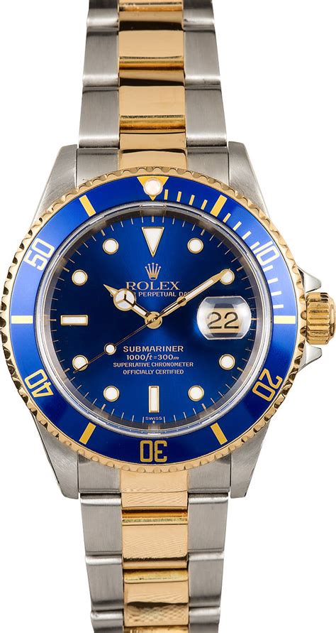 rolex bue|Rolex blue face submariner.